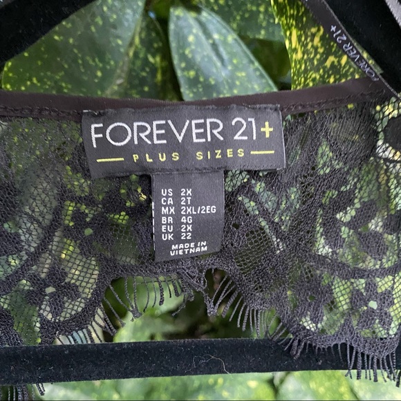 Forever 21 Size 2X Black Shirt - Picture 5 of 16